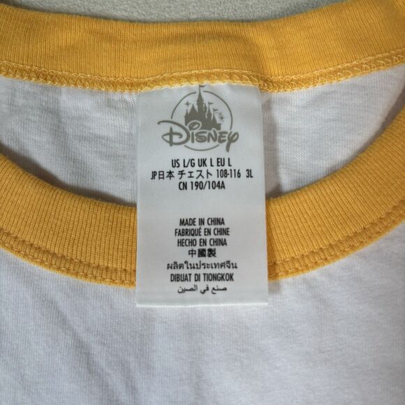 Walt Disney World 50th Anniversary Small World Ringer Shirt Limited Sz Large NEW - Picture 2 of 9